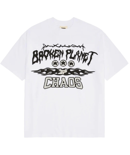 Broken Planet Chaos T-shirt Snow White